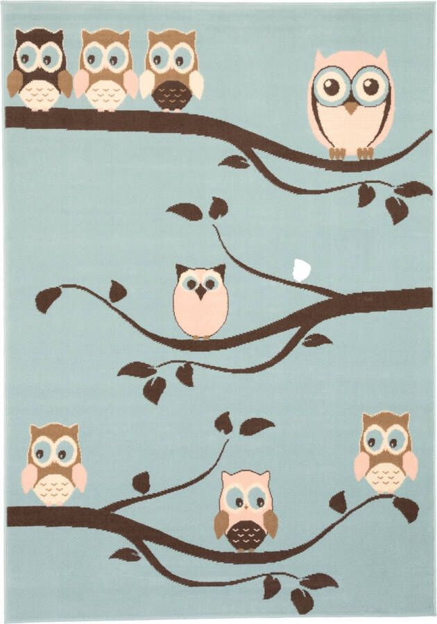 Pergamon Vloerkleed Kindertapijt Trendline Uilen Pastel - Foto 2