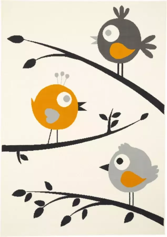 Pergamon Vloerkleed Kindertapijt Trendline Vogels