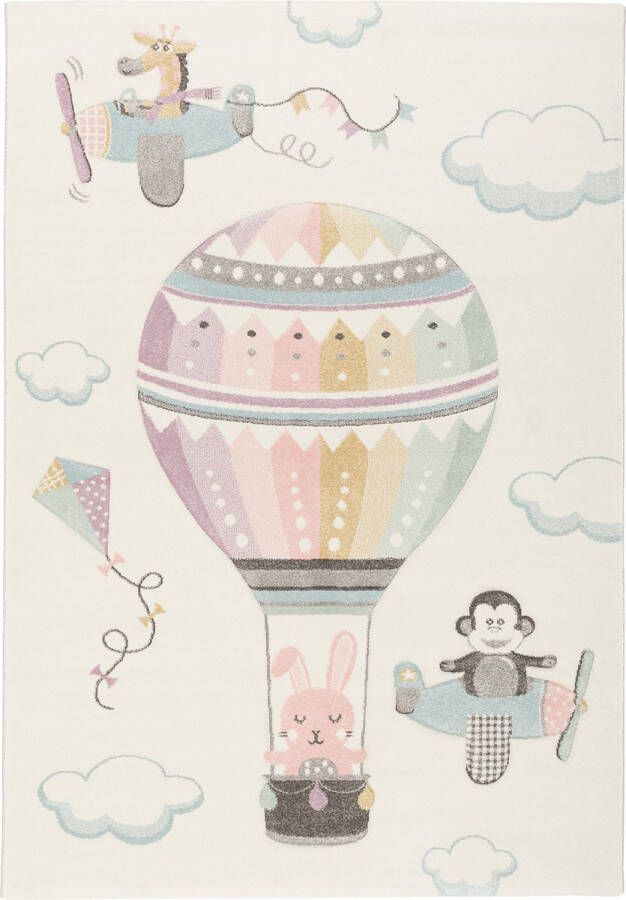 Pergamon Vloerkleed Maui Kids Kindertapijt Heteluchtballon