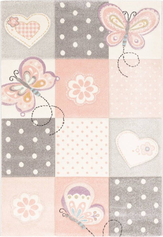 Pergamon Vloerkleed Maui Kinderen Geruite Harten - Foto 2