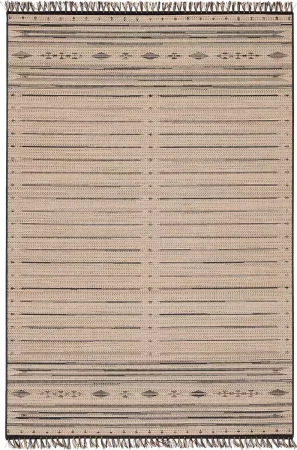 Pergamon Vloerkleed Origin Jute Natuur Ethno Stijl Lijnen