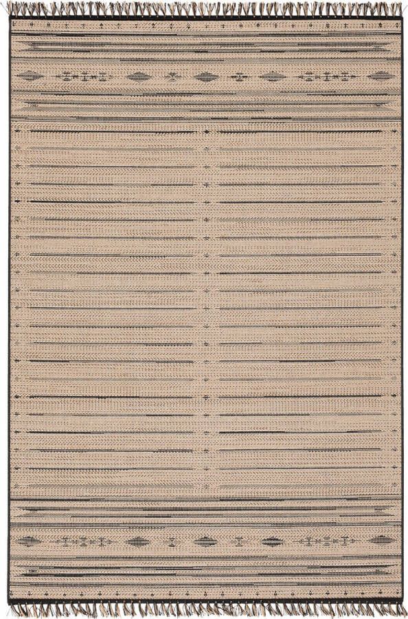 Pergamon Vloerkleed Origin Jute Natuur Ethno Stijl Lijnen