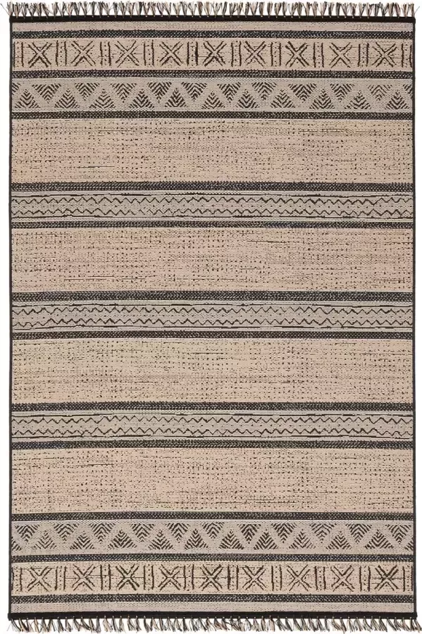 Pergamon Vloerkleed Origin Jute Natuur Ethno Stijl strepen