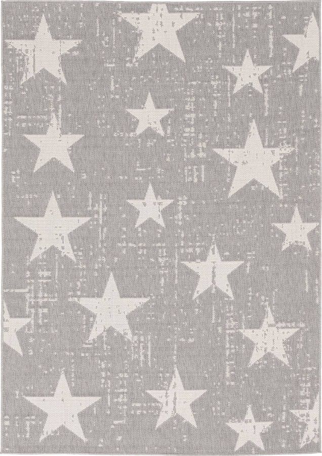 Pergamon Vloerkleed voor binnen en buiten Platweave Marbella Stars