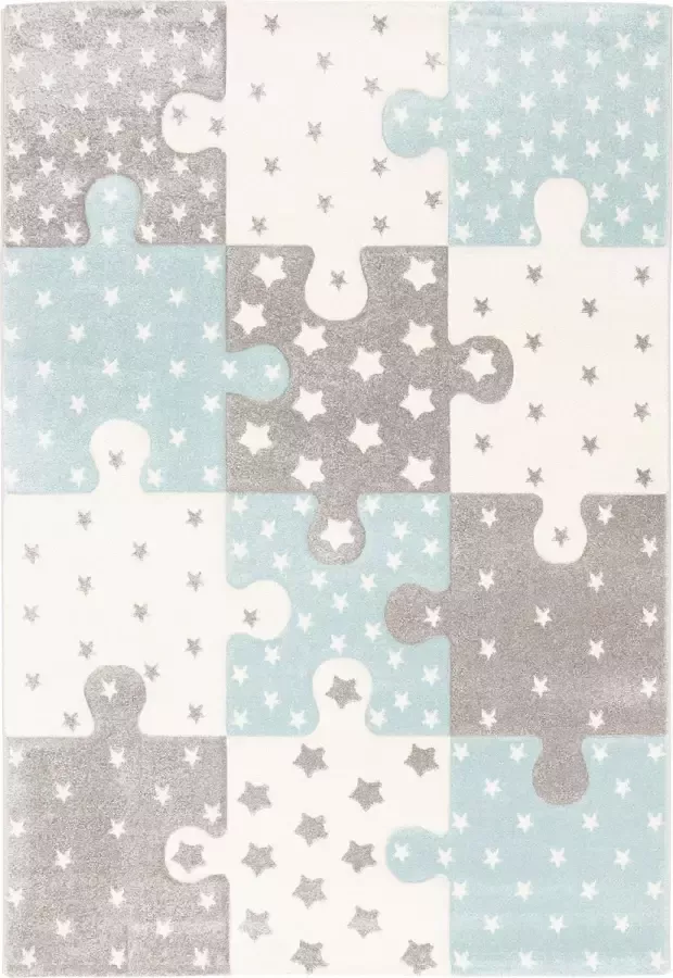 Pergamon Vloerkleed voor Kinderen Maui Kinder puzzel Check
