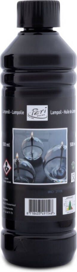 Peri Living Paraffine olie lampen olie Peri Design 0.5L 500ML Geurloos Rookt niet