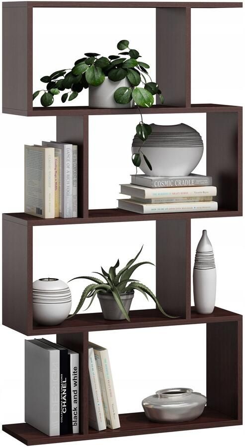 Perlavita BASK 4 wengé open boekenkast