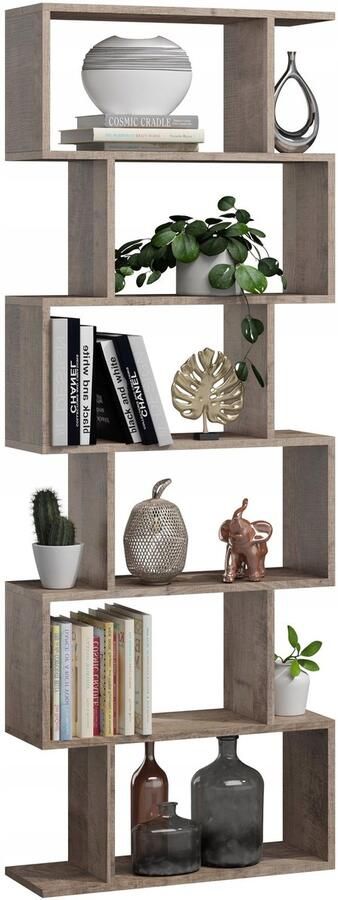 Perlavita Boekenkast BASK MAX koloniaal eiken loft rustiek