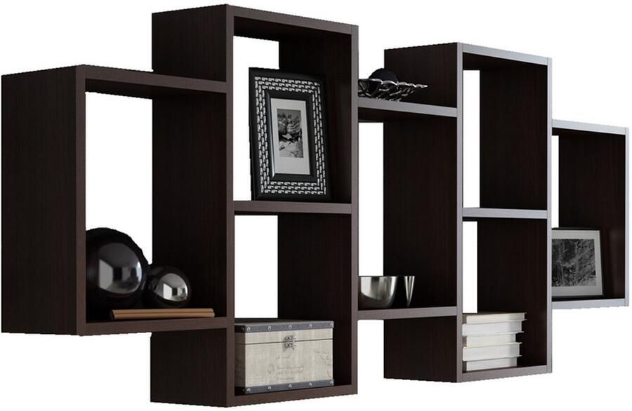 Perlavita POLON BIS boekenkast wengé hangplank