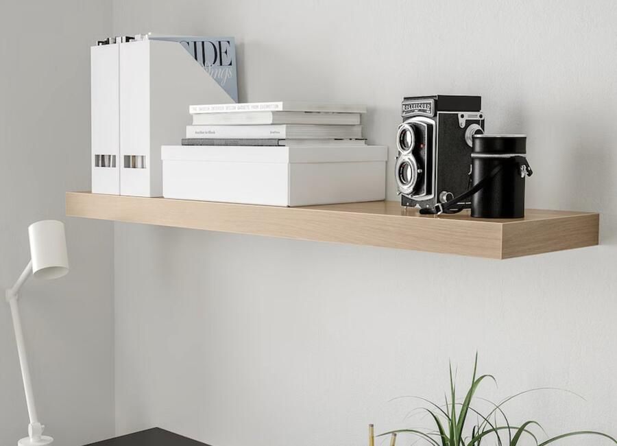 Peru24 Moderne Wandplank met Verborgen Ophangsysteem – 110x26x5 cm Eenvoudige Montage Stijlvolle Afwerking