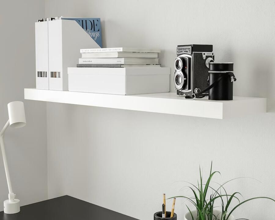 Peru24 Witte Wandplank 110 cm