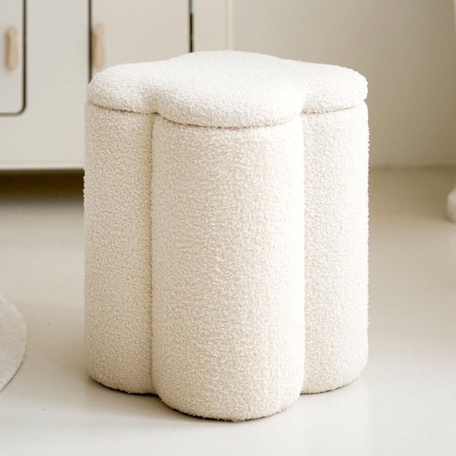 Petite Amelie Petite Amélie Opbergpoef Fleur Beige