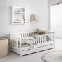 Petite Amelie Petite Amélie Peuterbed Juniorbed 70x140 cm Kinderbed inclusief Uitvalhekje – Wit - Thumbnail 1