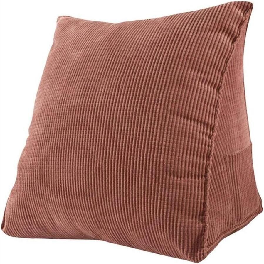 Peysaitr Driehoek Wigkussen Lezen Rugleuning Kussen Bed Rugleuning Positionering Rugsteun Kussen voor Bed Sofa Rugleuning Lezen Kantoorstoel Rust (15 75 × 14 17 × 7 87 inch)