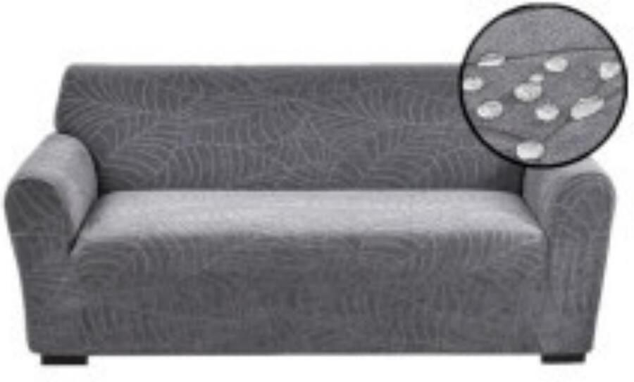 Peysaitr Stretch bankhoes rondom Dubbele bankhoes Geschikt voor banken tussen 145-185cm Bankhoes Jacquard Donkergrijs