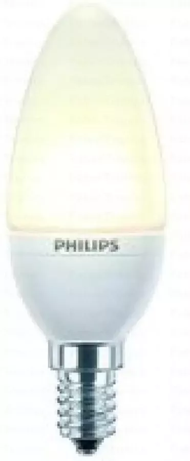 Philips LED lamp E14 2W(10W) kaars wit mat