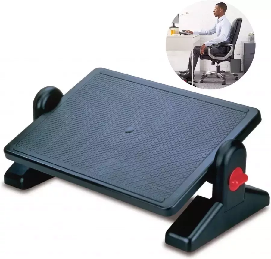 Phreeze Voetensteun Bureau Ergonomisch DIN 4556 Norm Bureau Accessoires Ergonomische Voeten Steun Voetenbankje Verstelbaar Anti Slip Foot Rest Voetenbankje - Foto 2
