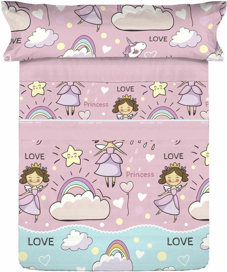 Pierre Cardin Set beddengoed MORGANA Roze Bed van 105