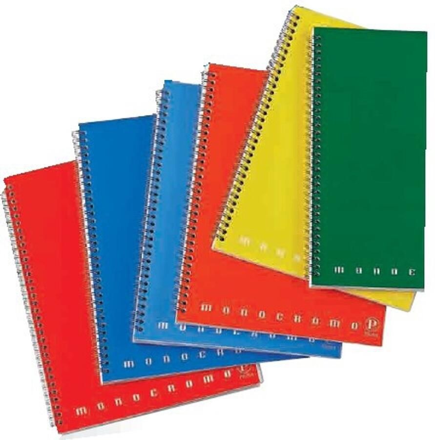 Pigna Monocromo Maxi schrijfblok & schrift Meerkleurig