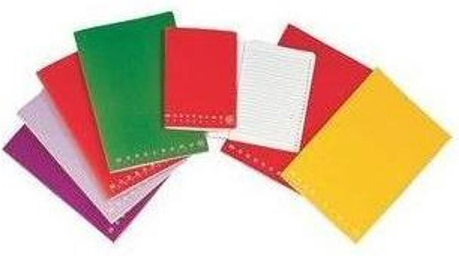 Pigna Monocromo schrijfblok & schrift A5 42 vel Meerkleurig