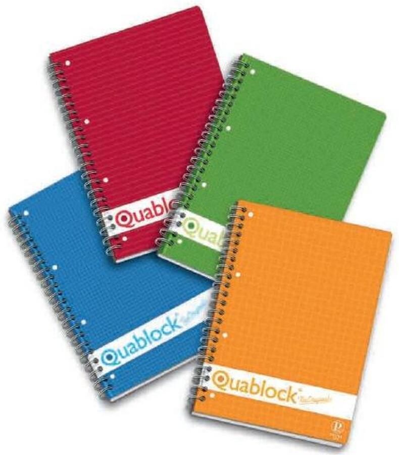 Pigna Quablock schrijfblok & schrift Geel