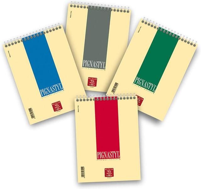 Pigna styl schrijfblok & schrift A5 60 vel Meerkleurig