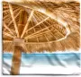 PillowMonkey Kussenhoes 40x40 cm Parasol Strand Zee Tropisch Katoen Polyester Voor Binnen - Thumbnail 1