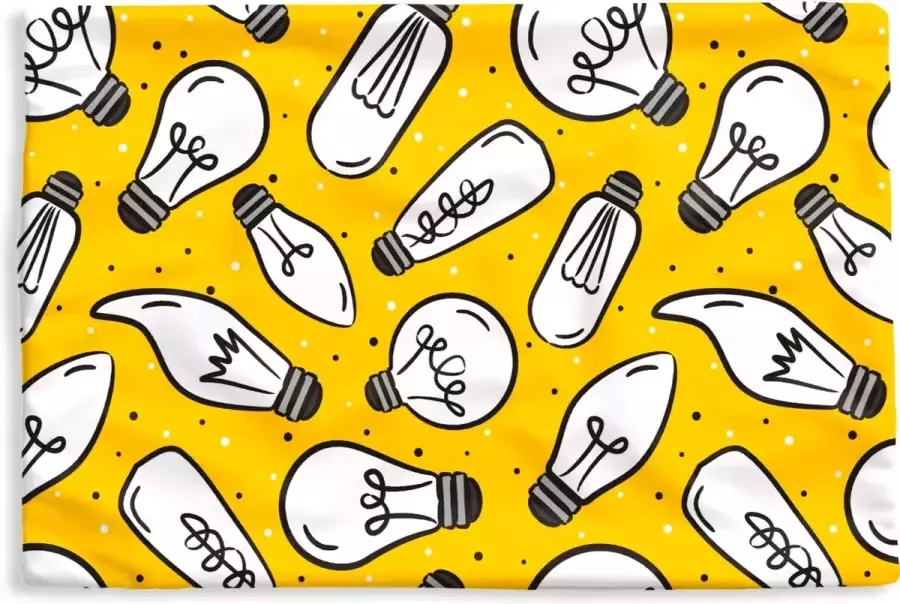 PillowMonkey Kussenhoes 50x30 cm Cartoon Lampen Patronen Katoen Polyester Voor Binnen