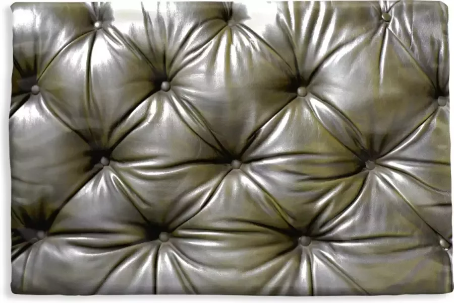 PillowMonkey Kussenhoes 50x30 cm Een close-up van een leren bank Katoen Polyester Voor Binnen