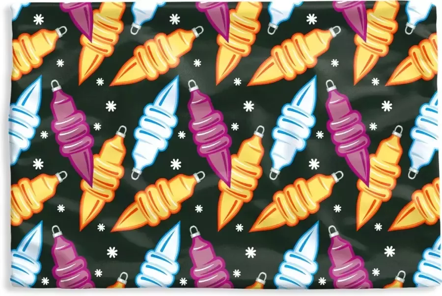 PillowMonkey Kussenhoes 50x30 cm Kerst Patronen Lamp Katoen Polyester Voor Binnen