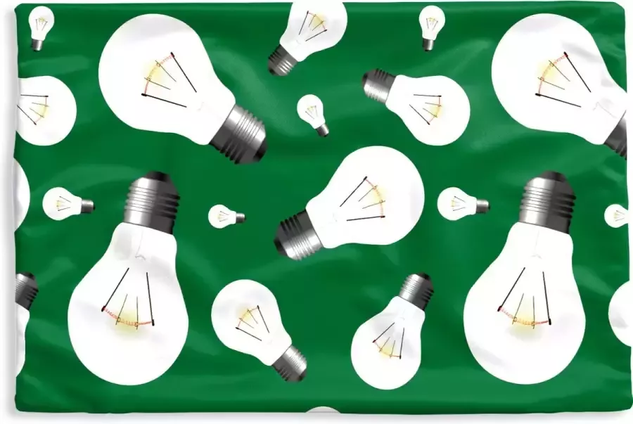 PillowMonkey Kussenhoes 50x30 cm Lampen Patronen Licht Katoen Polyester Voor Binnen