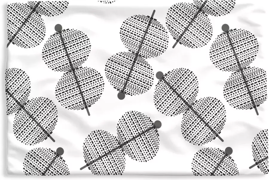 PillowMonkey Kussenhoes 50x30 cm Lampion Patronen Lampen Katoen Polyester Voor Binnen