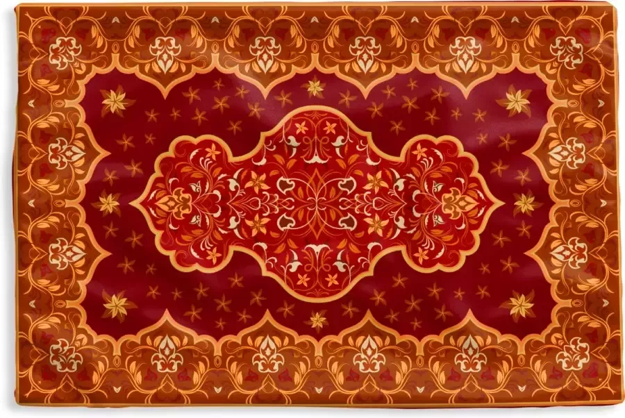 PillowMonkey Kussenhoes 50x30 cm Perzisch Tapijt Vloerkleed Patronen Bruin Katoen Polyester Voor Binnen - Foto 2