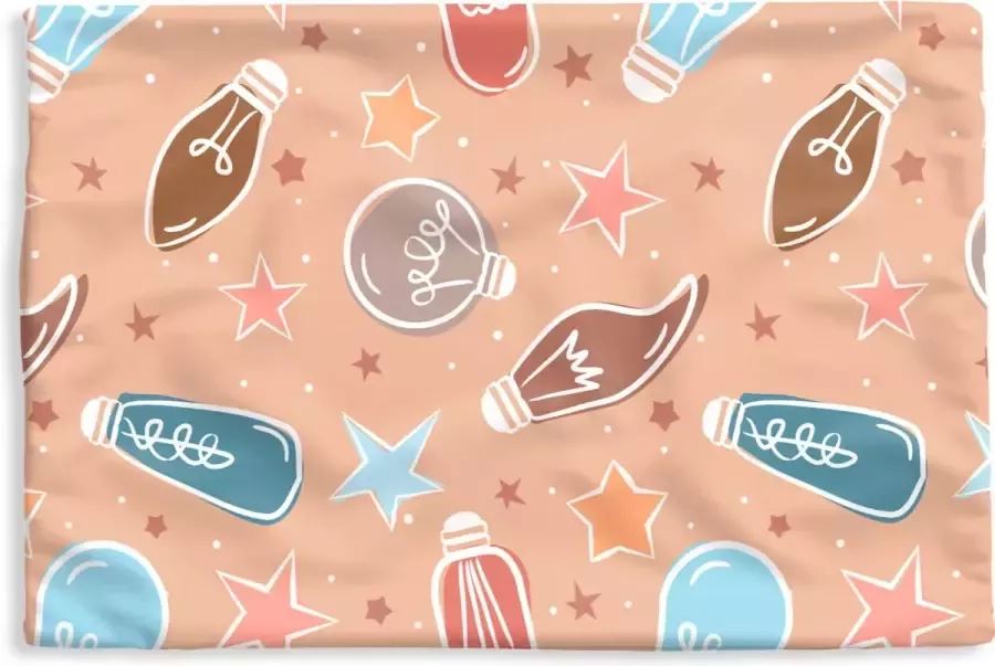 PillowMonkey Kussenhoes 60x40 cm Cartoon Pastel Patronen Lamp Katoen Polyester Voor Binnen