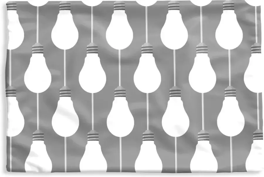 PillowMonkey Kussenhoes 60x40 cm Lampen Patronen Retro Katoen Polyester Voor Binnen