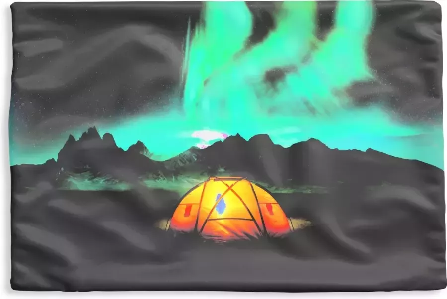 PillowMonkey Kussenhoes 60x40 cm Noorderlicht Tent Lamp Katoen Polyester Voor Binnen