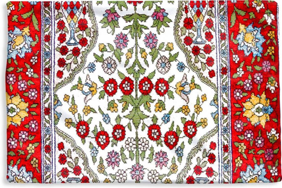 PillowMonkey Kussenhoes 60x40 cm Perzisch Tapijt Vloerkleed Patronen Kleuren Katoen Polyester Voor Binnen