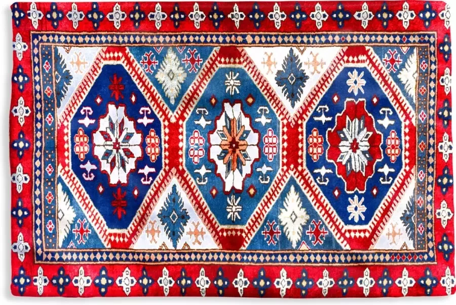 PillowMonkey Kussenhoes 60x40 cm Tapijt Patronen Vloerkleed Katoen Polyester Voor Binnen