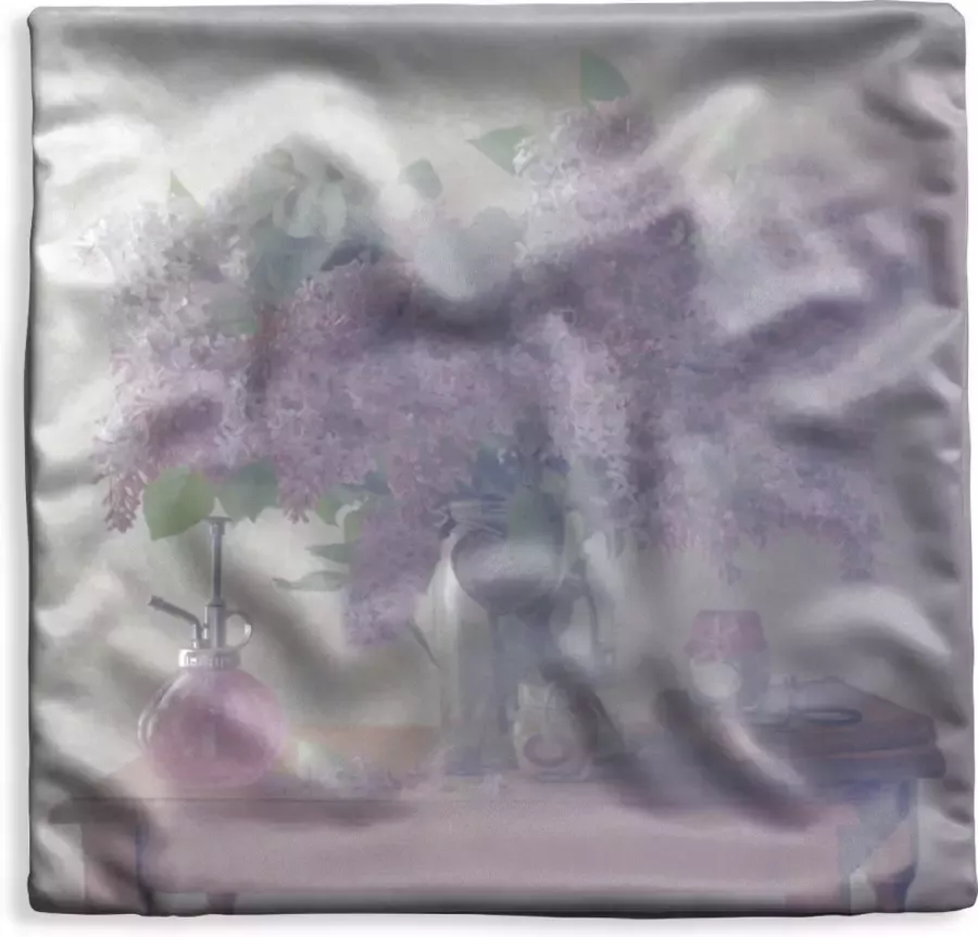 PillowMonkey Kussenhoes 60x60 cm Decoratie Tafel Stilleven Katoen Polyester Voor Binnen