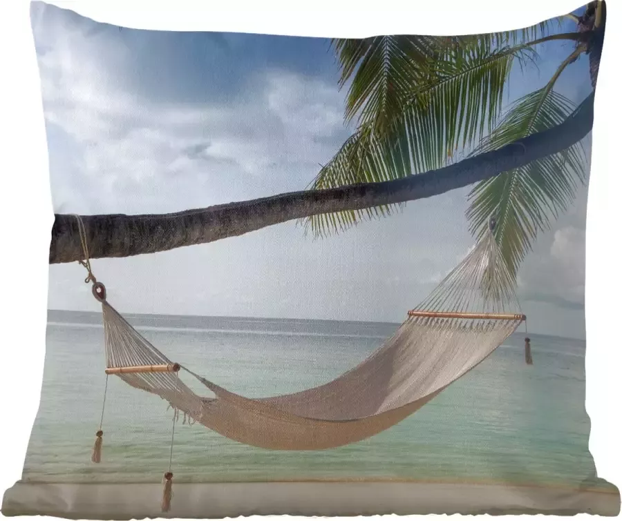 PillowMonkey Sierkussens Kussentjes Woonkamer 40x40 cm Palmboom Hangmat Strand