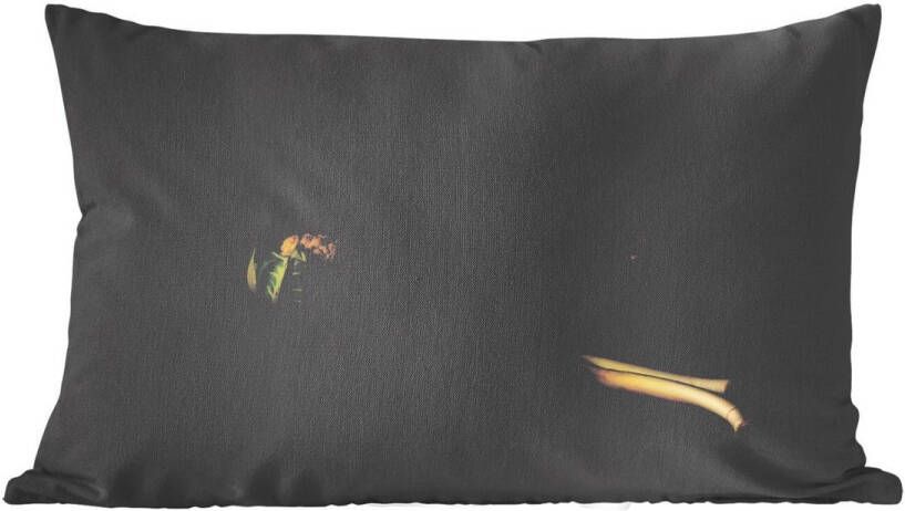 PillowMonkey Sierkussens Kussentjes Woonkamer 50x30 cm Stilleven Tafel Schilderij Groenten Prei Bloemkool Kunst