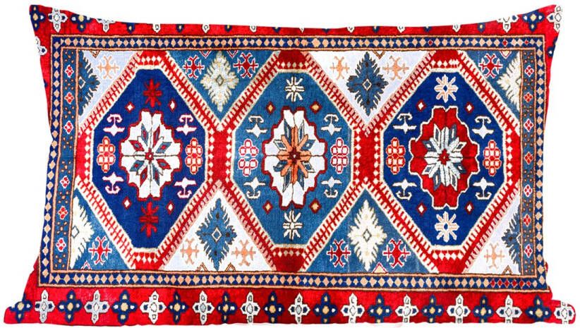 PillowMonkey Sierkussens Kussentjes Woonkamer 60x40 cm Tapijt Patronen Vloerkleed