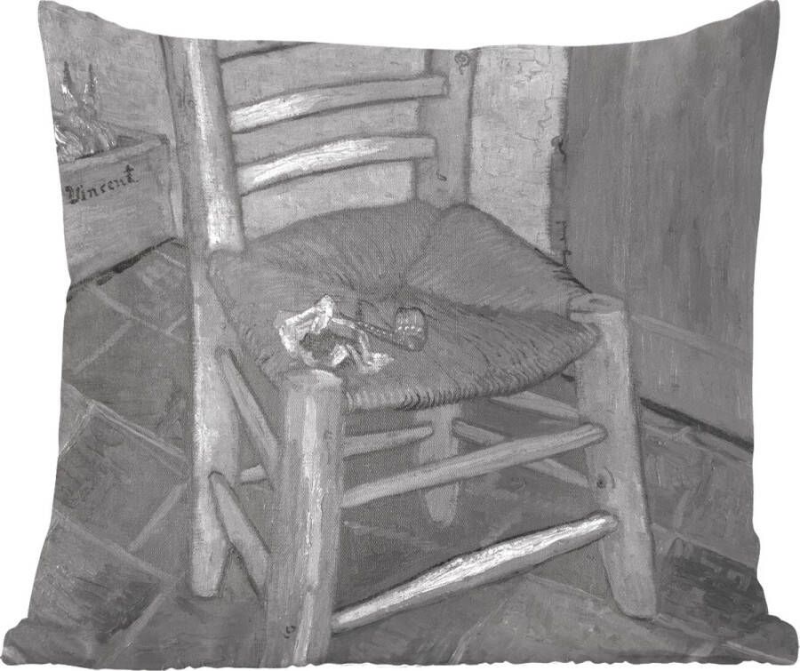 PillowMonkey Sierkussen Van Goghs Stoel Vincent Van Gogh Multicolor 60 Cm X 60 Cm
