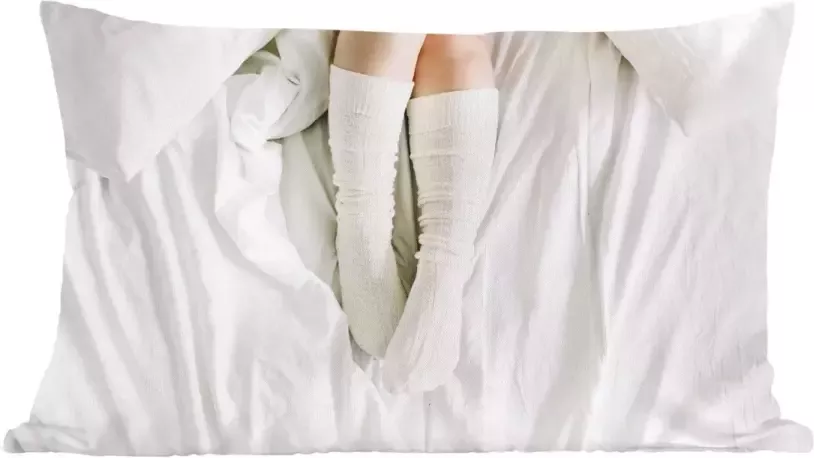 PillowMonkey Sierkussens Kussentjes Woonkamer 60x40 cm Winter Bed Sokken Kerstversiering Kerstdecoratie voor binnen Woonkamer