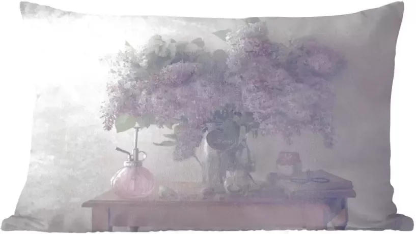 PillowMonkey Sierkussens Kussentjes Woonkamer 50x30 cm Bloemen Tafel Stilleven