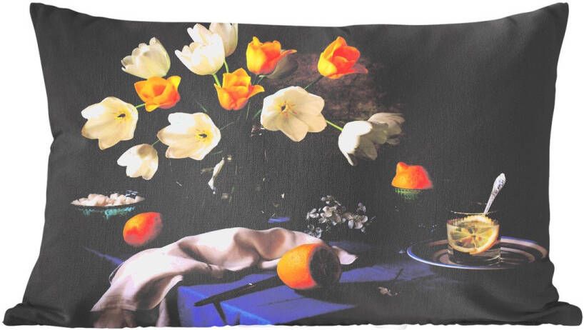 PillowMonkey Sierkussens Kussentjes Woonkamer 50x30 cm Stilleven Kleuren Tafel