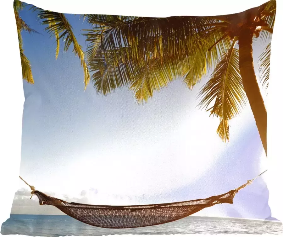 PillowMonkey Sierkussens Kussentjes Woonkamer 60x60 cm Palmbomen Hangmat Lucht