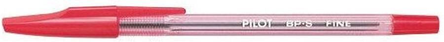 Pilot BP-S Rood Stick balpen Fijn 12 stuk(s)
