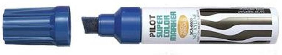 Pilot Permanente markeerstift SCA-6600 Blauw 12 Onderdelen (12 Stuks)