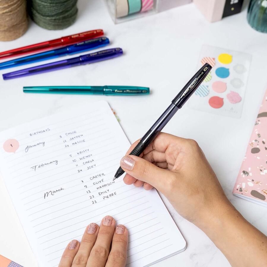 Pilot Super Grip G Blauw Stick balpen Medium 12 stuk(s)